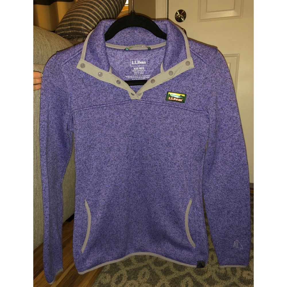 Women’s LL Bean Sweater Fleece Pullover - Picture 2 of 4